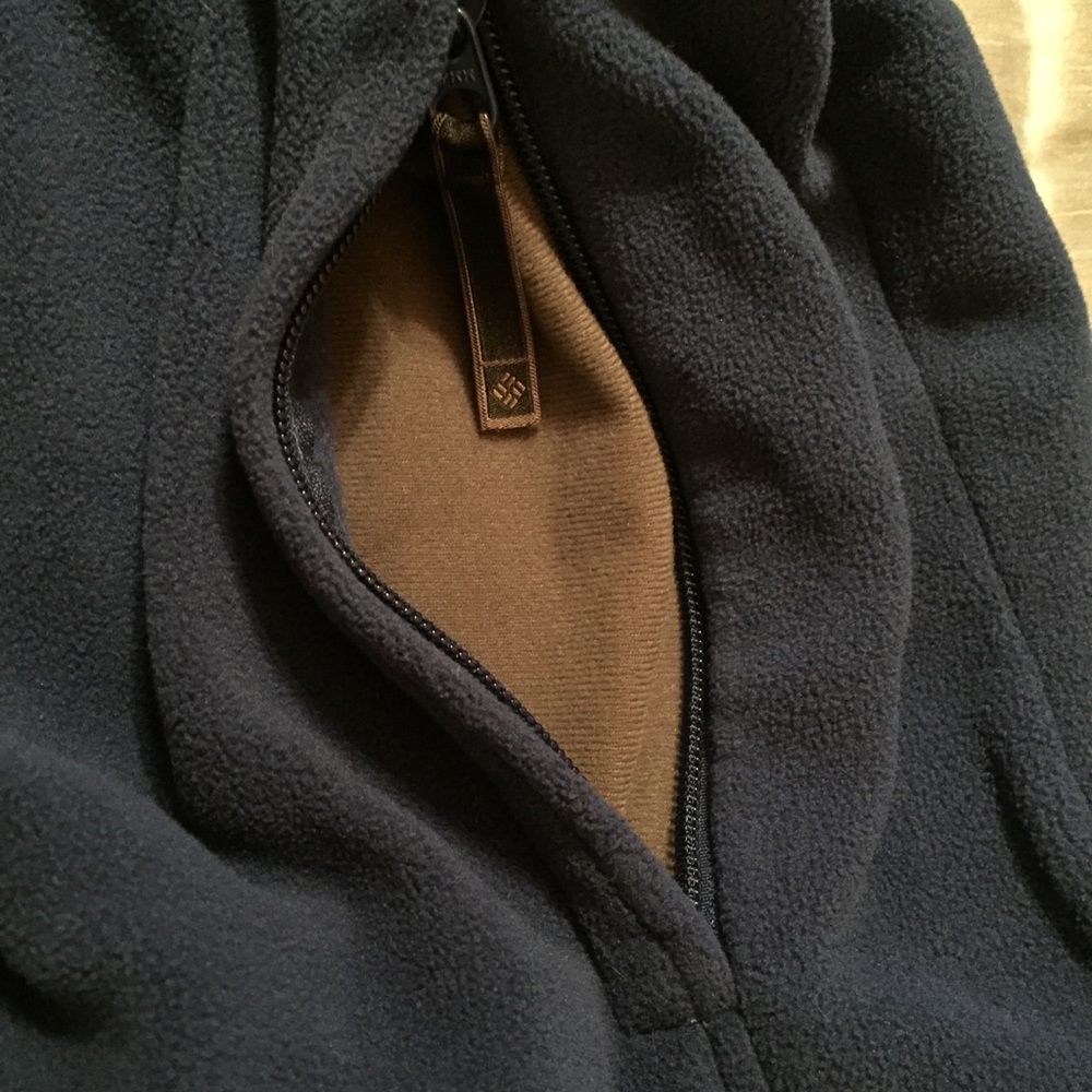 Columbia Rare Hoodie Men's Fleece Jacket Med - Picture 7 of 8